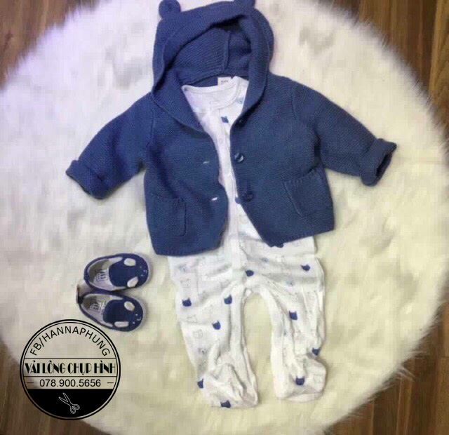 Thảm lông tròn chụp ảnh - Màu Trắng