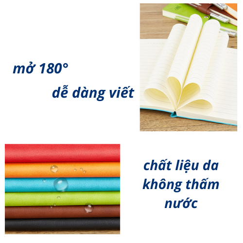 Sổ tay nhỏ gọn bìa da mềm ghi chép kèm bút tiện lợi Heeton A50862