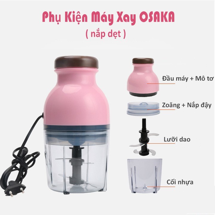 Hình ảnh Máy Xay Sinh Tố, Xay Thịt, Xay Đá OSAKA Nắp Nâu, OSAKA Nắp Đồng Máy Xay Đa Năng OSAKA XL - 688 Nắp Nâu Hàng Nhập Khẩu