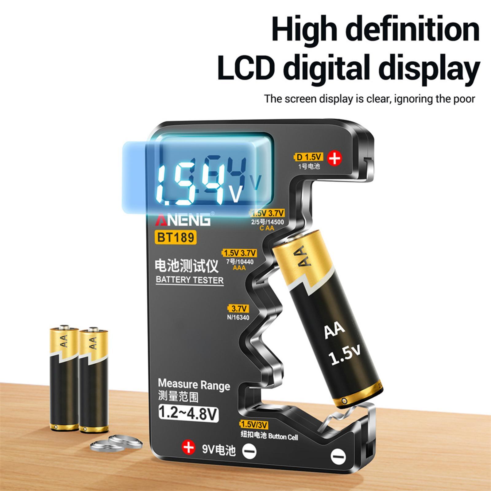 Household Battery Tester Voltage Tester 1.2-4.8V Measuring Tool Equipment