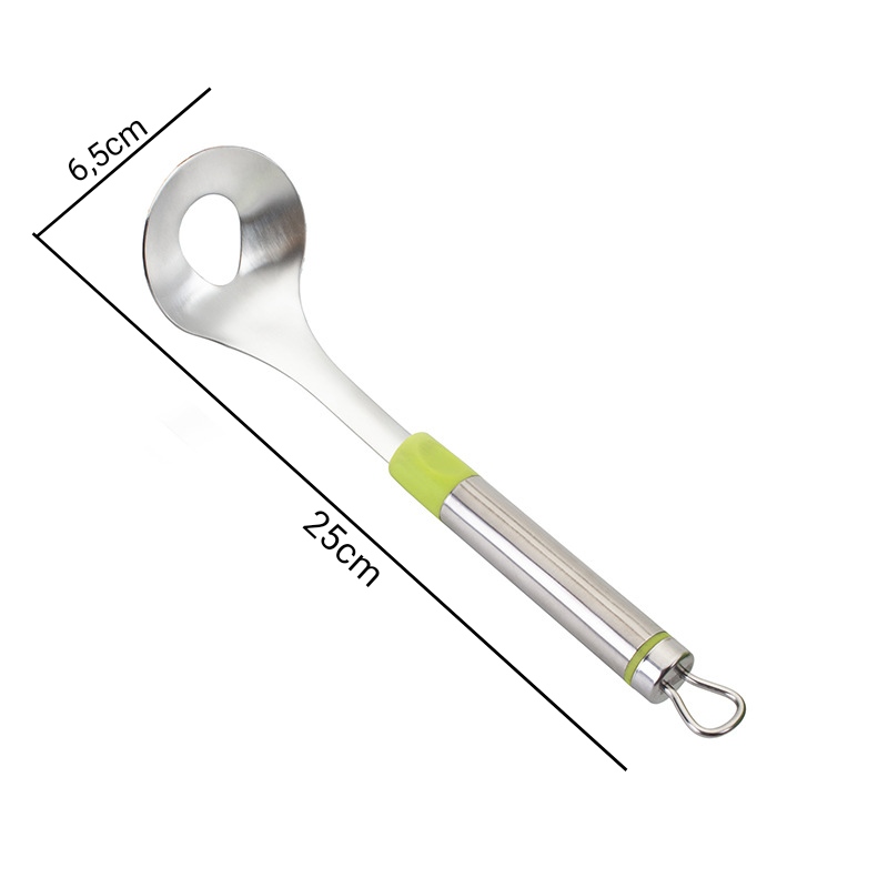 Combo Muỗng thìa SUS 304 Làm Khuôn Thịt Viên,Cá Viên, có chữ SUS 304 ( TẶNG hộp 3L nắp silicon nội địa nhật bản