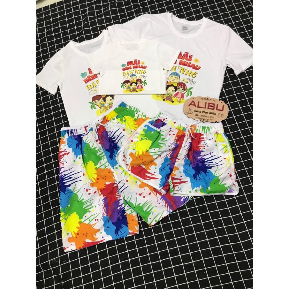 (giá4x cotton ) ÁO THUN ĐỒNG PHỤC ĐI BIỂN Gia Đình, team building áo công ty, áo nhóm du lịch đi bơi