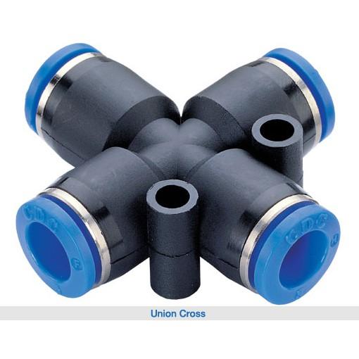 Đầu cút nối chữ thập khí nén phun sương PZA các cỡ