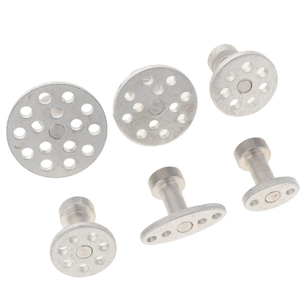 6* Car Paintless Dent Repair Kit Aluminum Puller Glue Pulling
