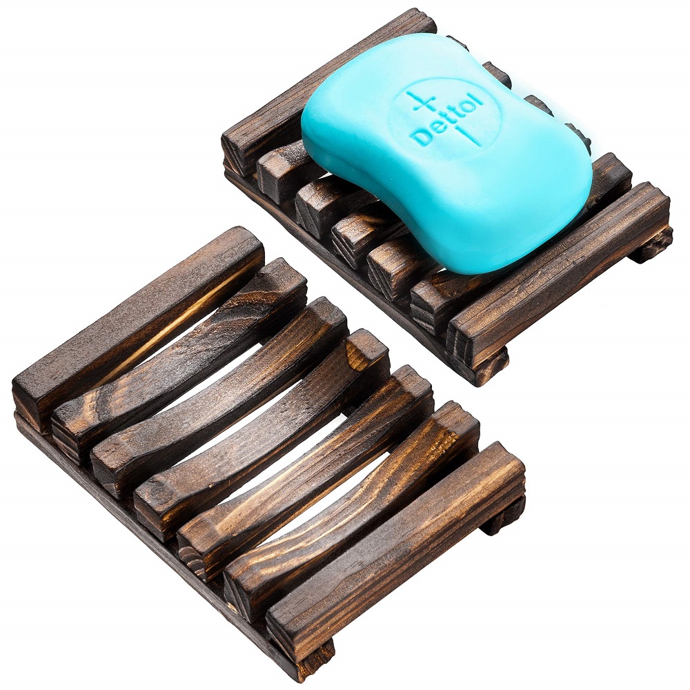 Khay Dĩa Đựng Xà Phòng handmade Bằng gỗ tự nhiên – Natural Wood Soap Tray Holder Bathroom, decor trang trí phòng tắm theo phong cách gần gũi với môi trường