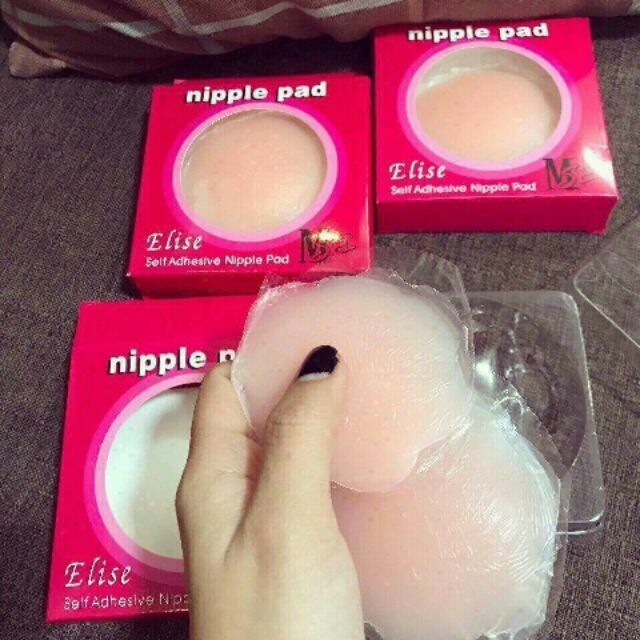 Miếng dán ngực silicon cao cấp - Miếng dán ti silicon siêu dính tái sử dụng nhiều lẫn - Hộp đỏ