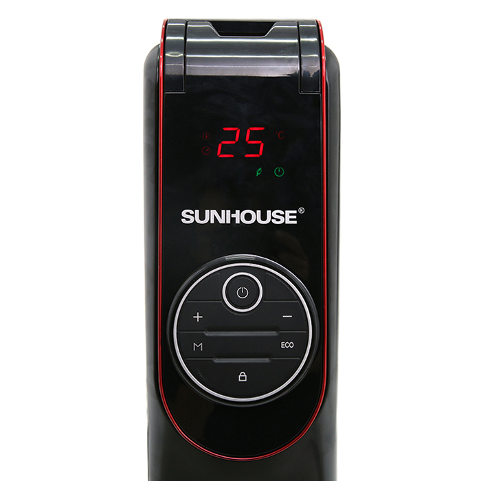 Máy Sưởi Dầu Sunhouse 13 Lá Có Giá Phơi Shd7085 (2500W) - Đen - Hàng Chính Hãng