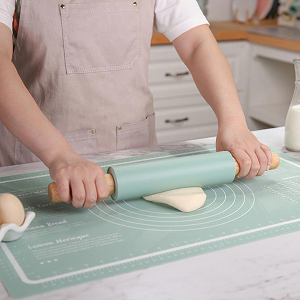 Dụng Cụ Nướng Bánh Silicone Mat Tăng Dính Làm Dày Nướng Thảm Bánh Ngọt Cán Thảm Lót Gối Pizza Bột Phụ Kiện Nhà Bếp