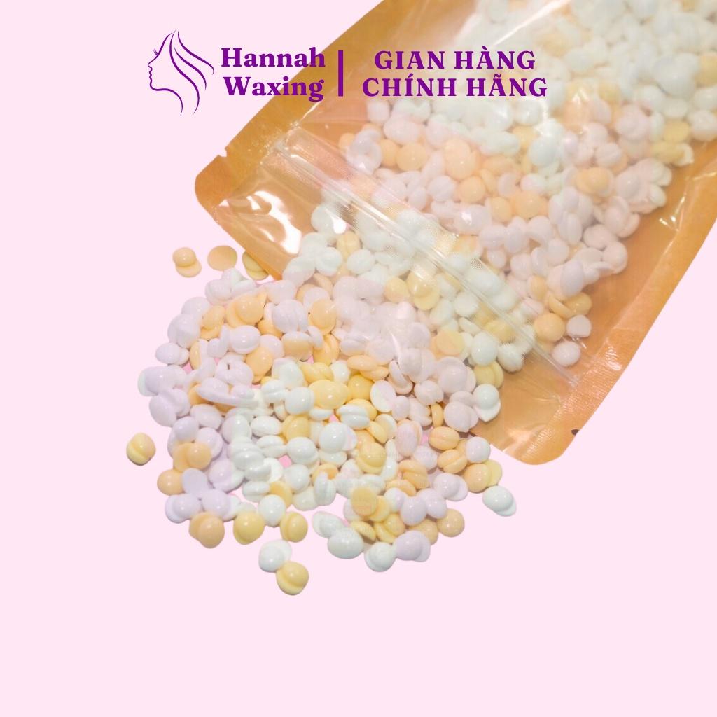 [CHE TÊN] Sáp Wax Lông Mix Sữa Dừa + Cream Siêu Bám Lông Chuyên Wax Bikini Tặng Kèm Que HANNAH WAXING