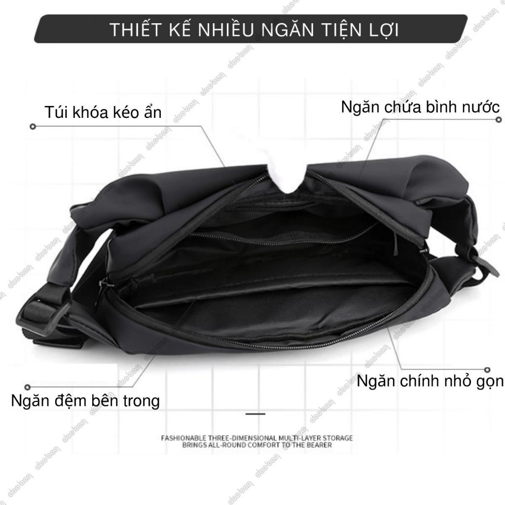 Túi bao tử đeo chéo thiết kế nhỏ gọn Doo Bag túi nam thời trang vải nhẹ thoáng khí đựng đồ tiện lợi
