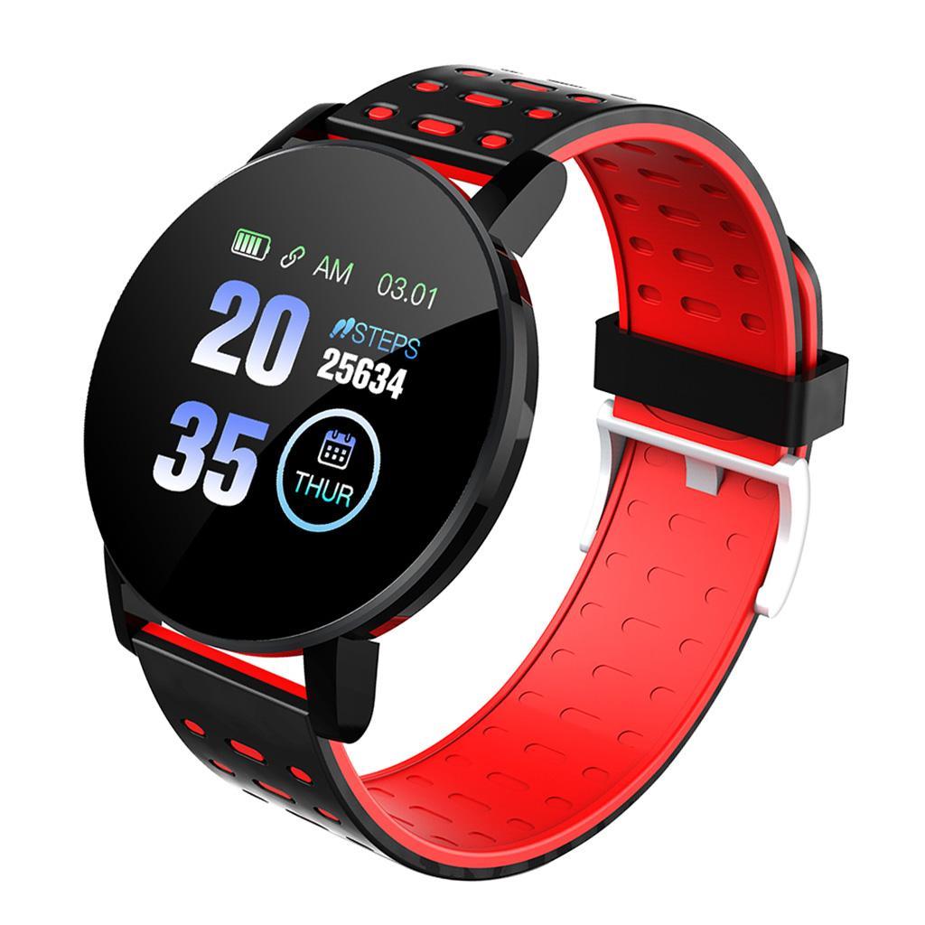 2Pcs 1.3'' Screen Smart Watch Bluetooth Bracelet Watch Fitness Tracker