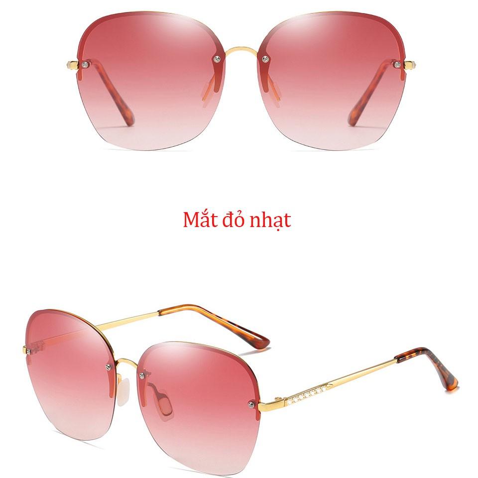 Kính Mát Nữ, Kính Mát Nữ Cao Cấp, Kính Mát Nữ Chống Tia UV Màu Gradient Mới Nhất Mùa Hè AK027-Aoron