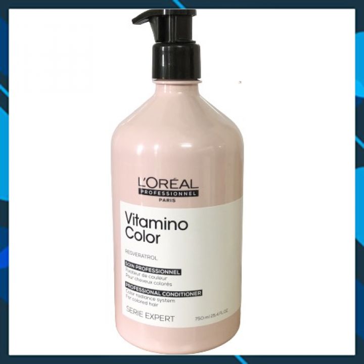 DẦU XẢ GIỮ MÀU TÓC NHUỘM L'OREAL SERIE EXPERT VITAMINO COLOR PROFESSIONAL CONDITIONER 750ML