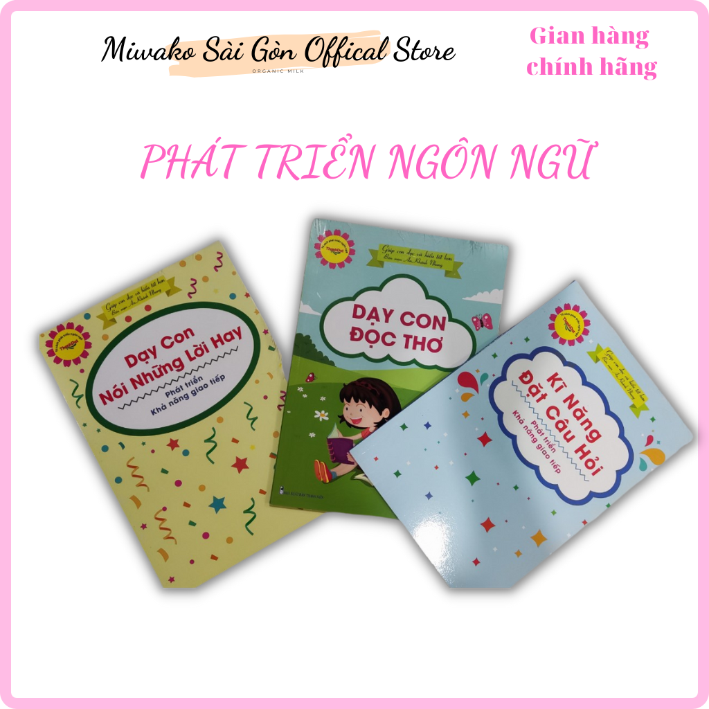 Sách Phát triển ngôn ngữ bộ 3 cuốn