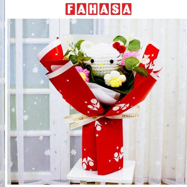 Hoa Len Đỏ Kèm Gấu Valentine - MQ00142