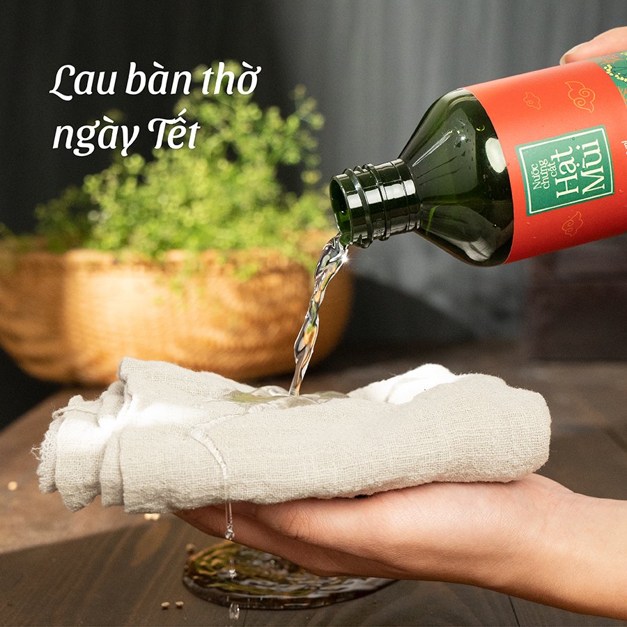 Nước Mùi Già Chưng Cất Dùng Để Tắm Rửa Mặt Lau Dọn Bàn Thờ Cỏ Mềm 300ml