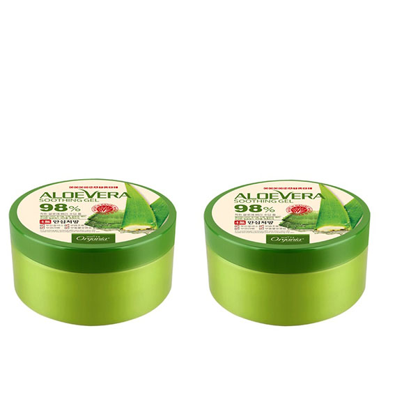 Combo Gel Dưỡng Thể Nha Đam Organia Aloe Vera Soothing Gel 98% (300g)