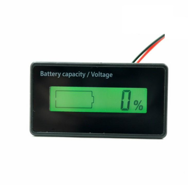 Màn hình đo điện áp bình ắc quy trên ô tô, màn minh LCD, dễ dàng lắp đặt