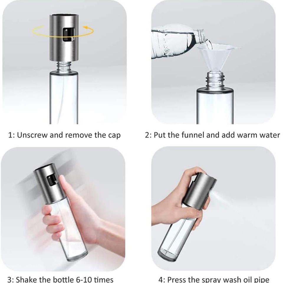 Bình xịt dầu ăn 100ml chống rò rỉ tiện dụng cho nhà bếp