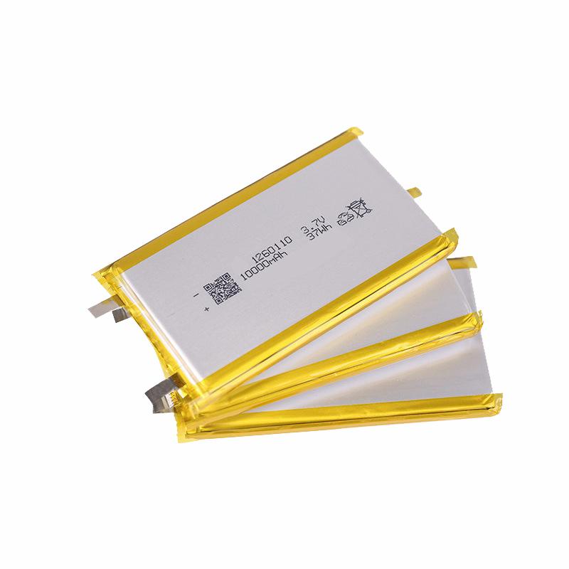 10000mAH 3.7V 1260110 Polymer lithium ion Pin sạc Li-ion cho POWER BANK Bảng GPS Sách điện tử Màu sắc: 5 Cái