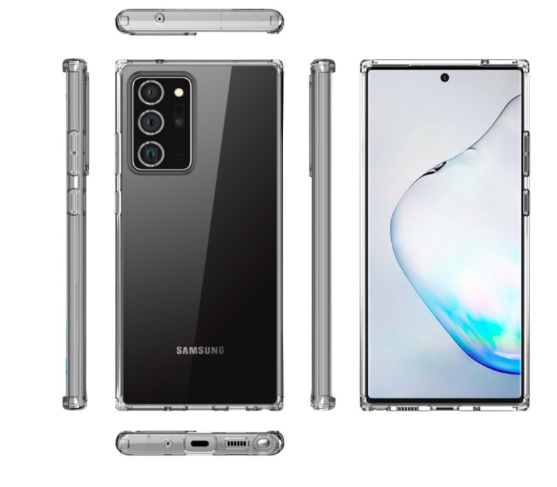 Ốp lưng Samsung Galaxy Note 20 Ultra chính hãng Likgus trong suốt, chống sốc - Hàng nhập khẩu