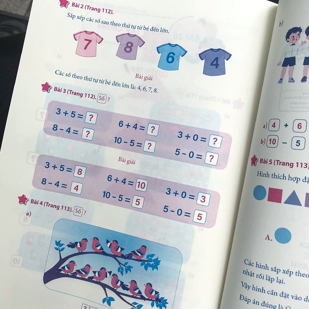 Sách: Giải Bài Tập Toán Lớp 1 - Tập 1 (Biên Soạn Theo Sách Giáo Khoa Kết Nối Tri Thức)