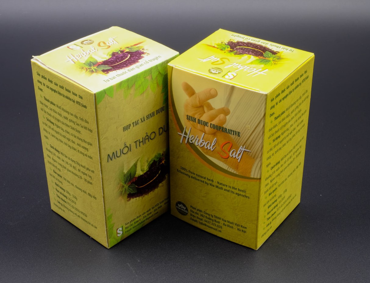 Muối Ngâm Chân Thảo Dược 550gr - 100% Sản Xuất Từ Thiên Nhiên Ở HTX Sinh Dược