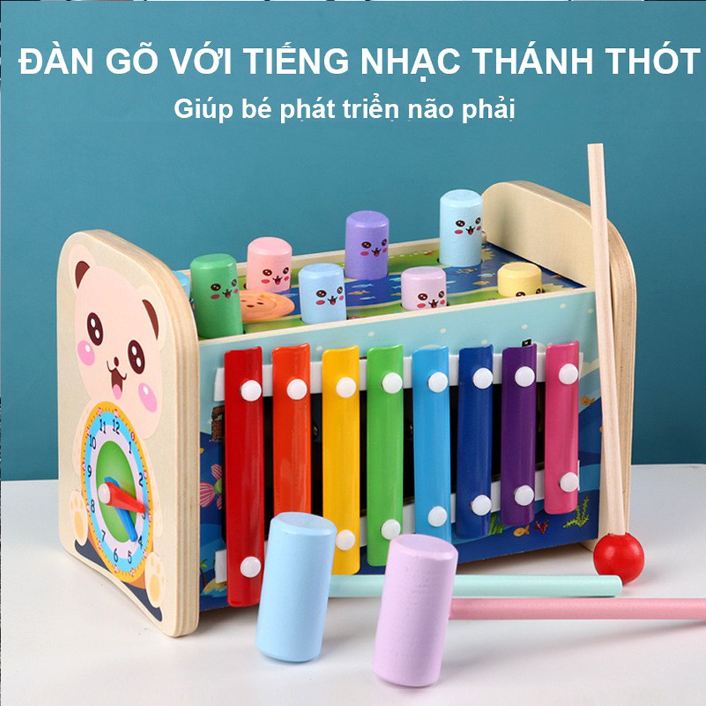 Đồ chơi đập chuột kiêm đàn gõ cho bé Đồ Chơi Trẻ Em Trí Tuệ