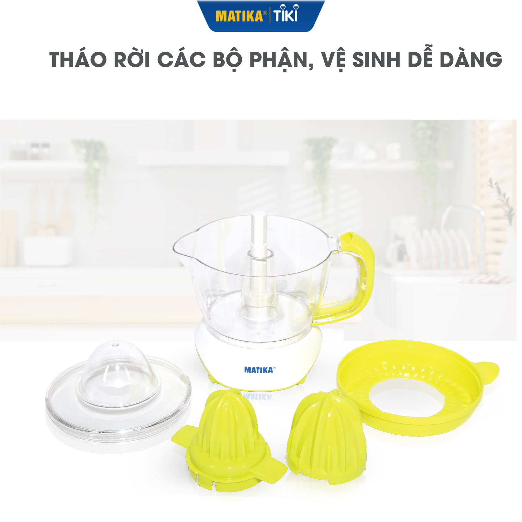 Máy Vắt Cam MATIKA Dung Tích 700ml MTK-3307 - Hàng chính hãng