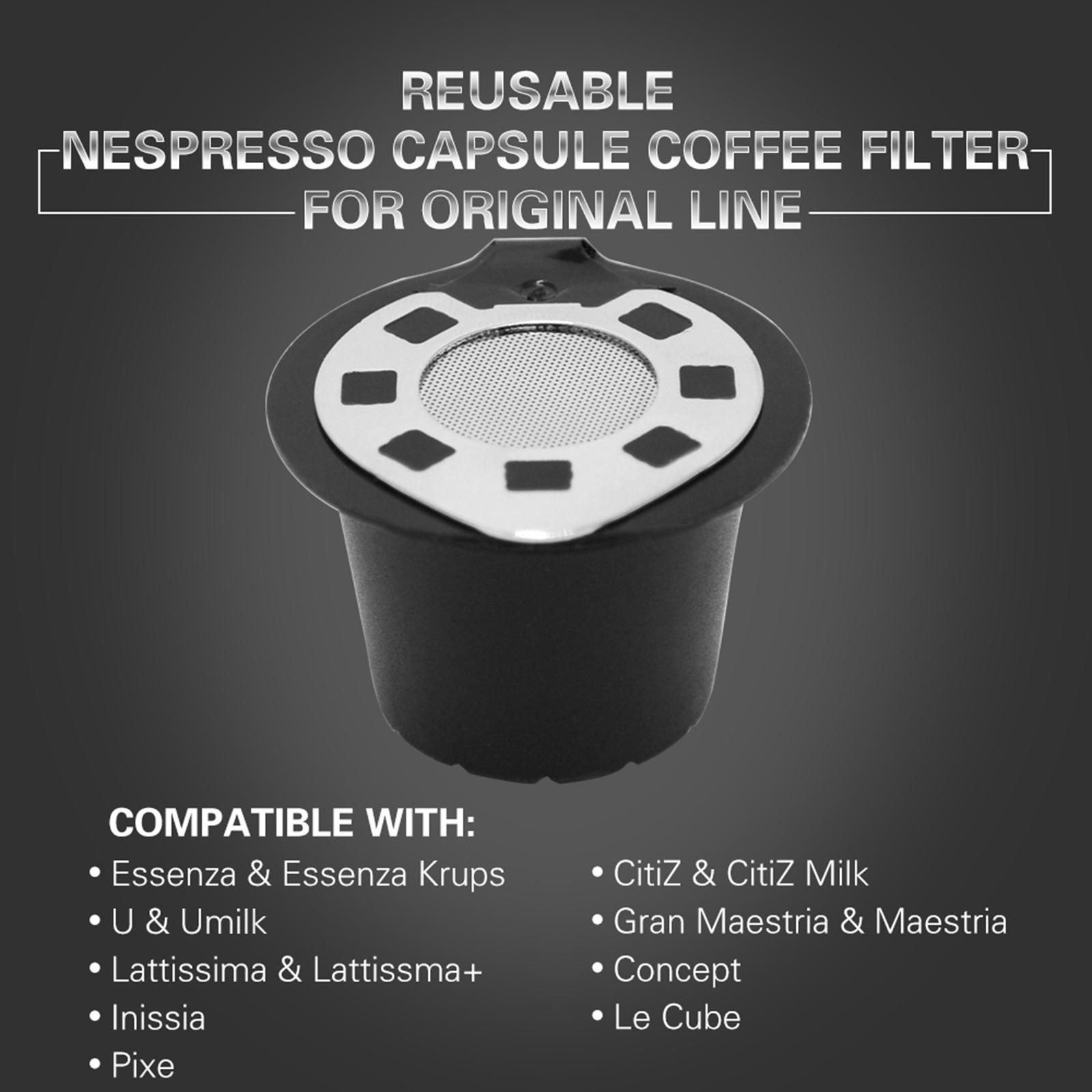 6Pcs Coffee Capsules Filters for Food Grade Eco-Friendly