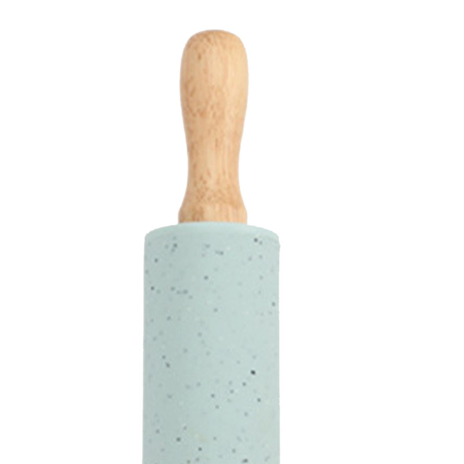Wooden Rolling Pin for Baking Roller with Handles Handheld Easy Cleaning Roller Baking Tool for The Pastry Pizza Pie Kitchen Gadgets