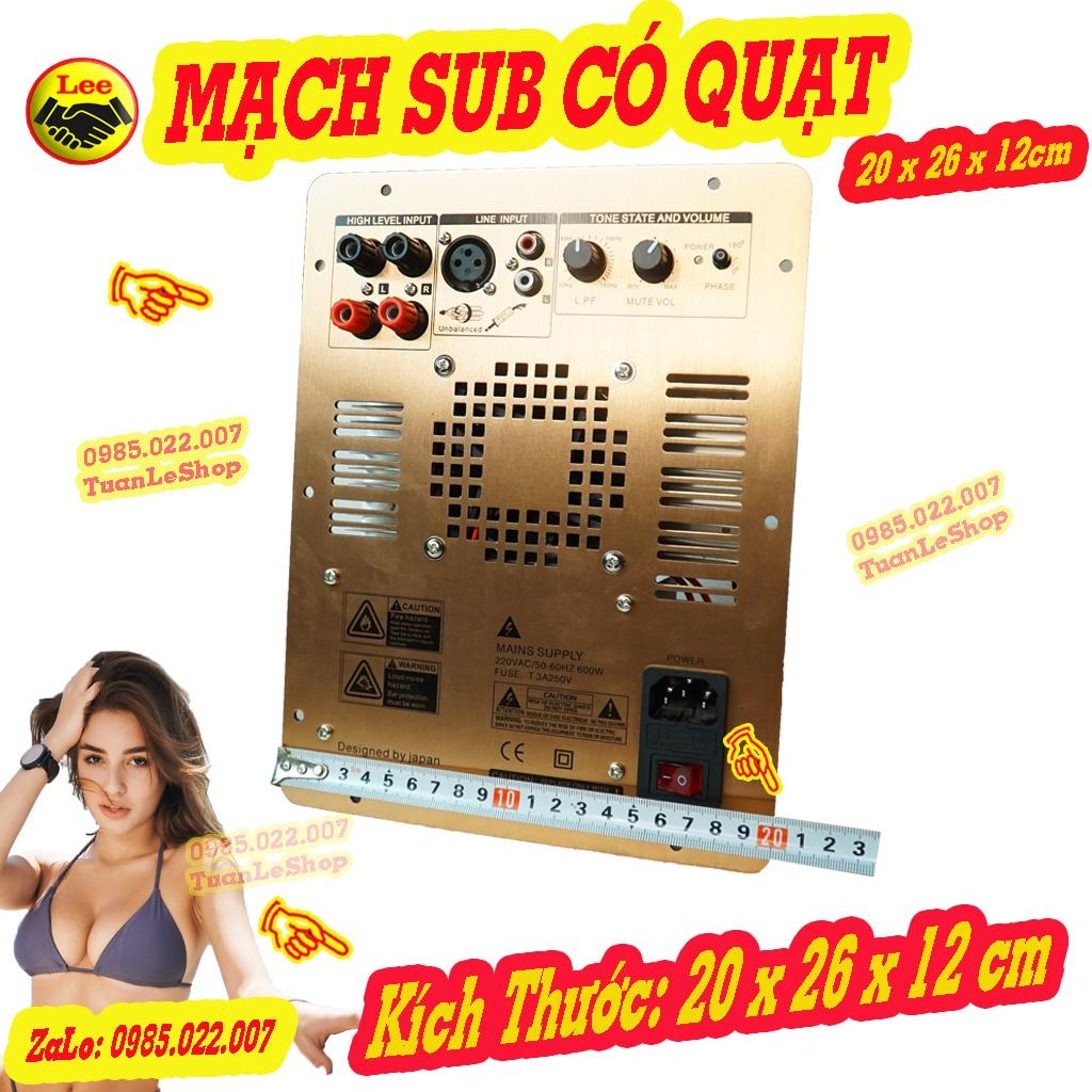 MẠCH SIÊU TRẦM CÔNG SUẤT LỚN, MẠCH SUB 4 SÒ NGUỒN ĐỒNG XUYẾN KÍCH THƯỚC 20x26cm – MẠCH SUP BASS 30, BASS 40