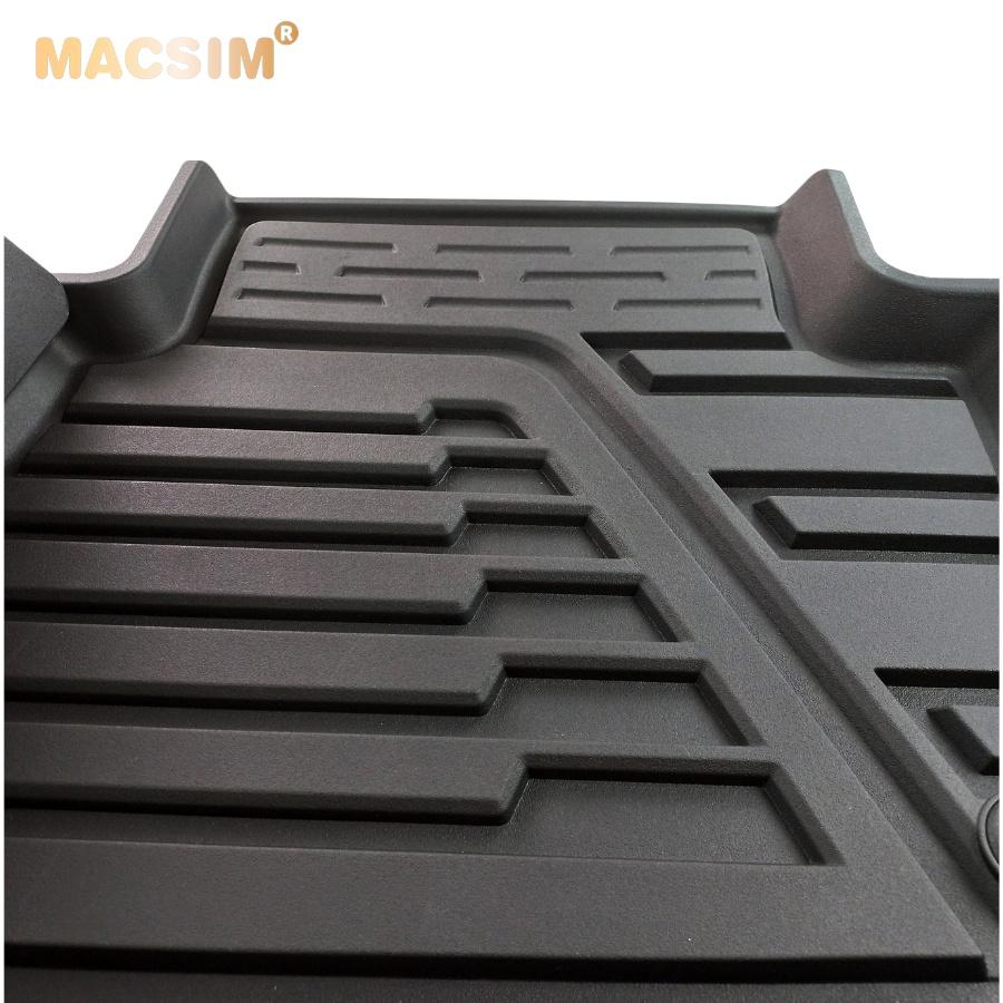 Thảm lót sàn xe ô tô MAZDA CX5 2012- đến nay Nhãn hiệu Macsim chất liệu nhựa TPE đúc khuôn cao cấp - màu đen