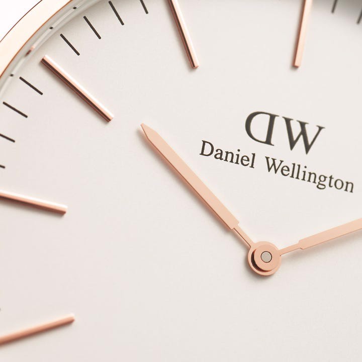 Đồng Hồ Nam Daniel Wellington Classic Bayswater Rose White 40mm DW00100275