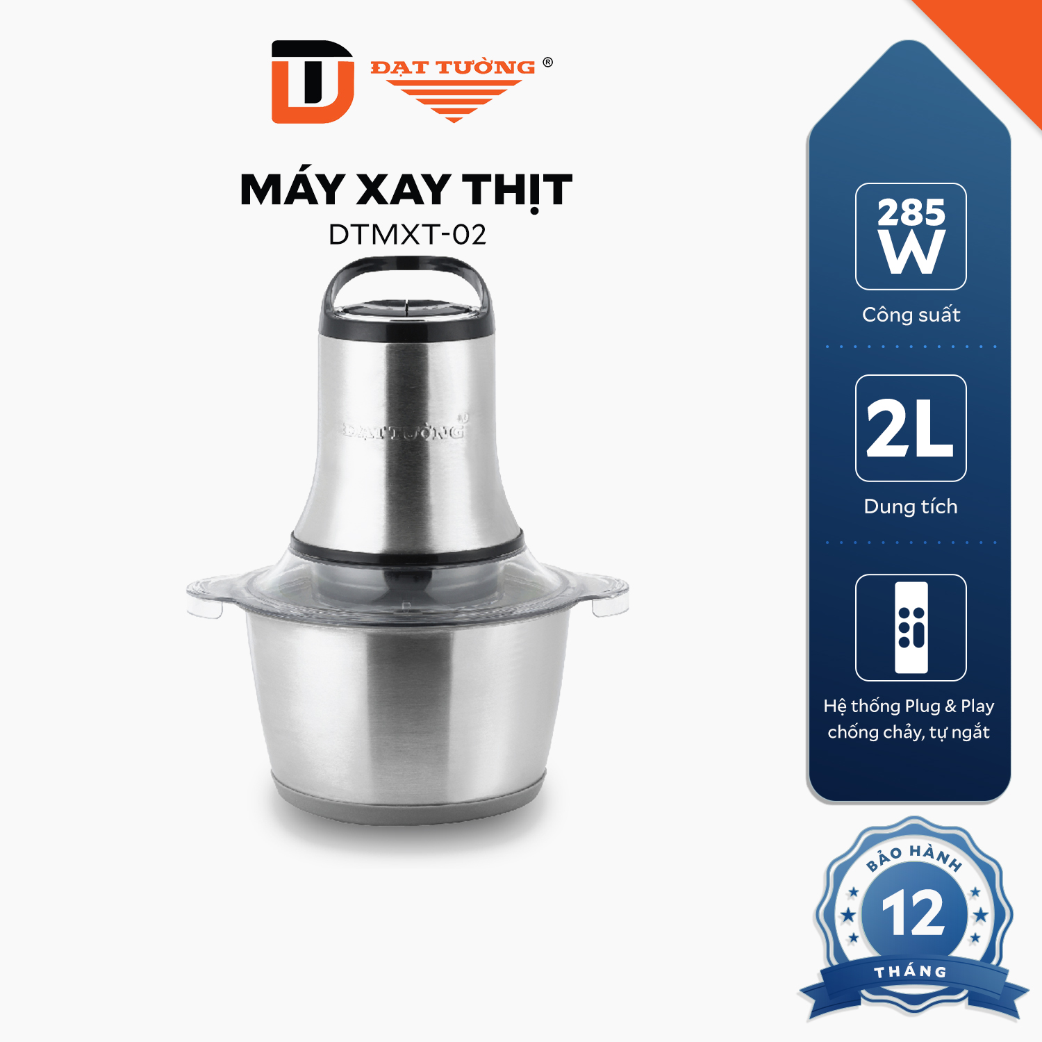 Máy Xay Thịt Đạt Tường - DTMXT02 - Hàng Chính Hãng