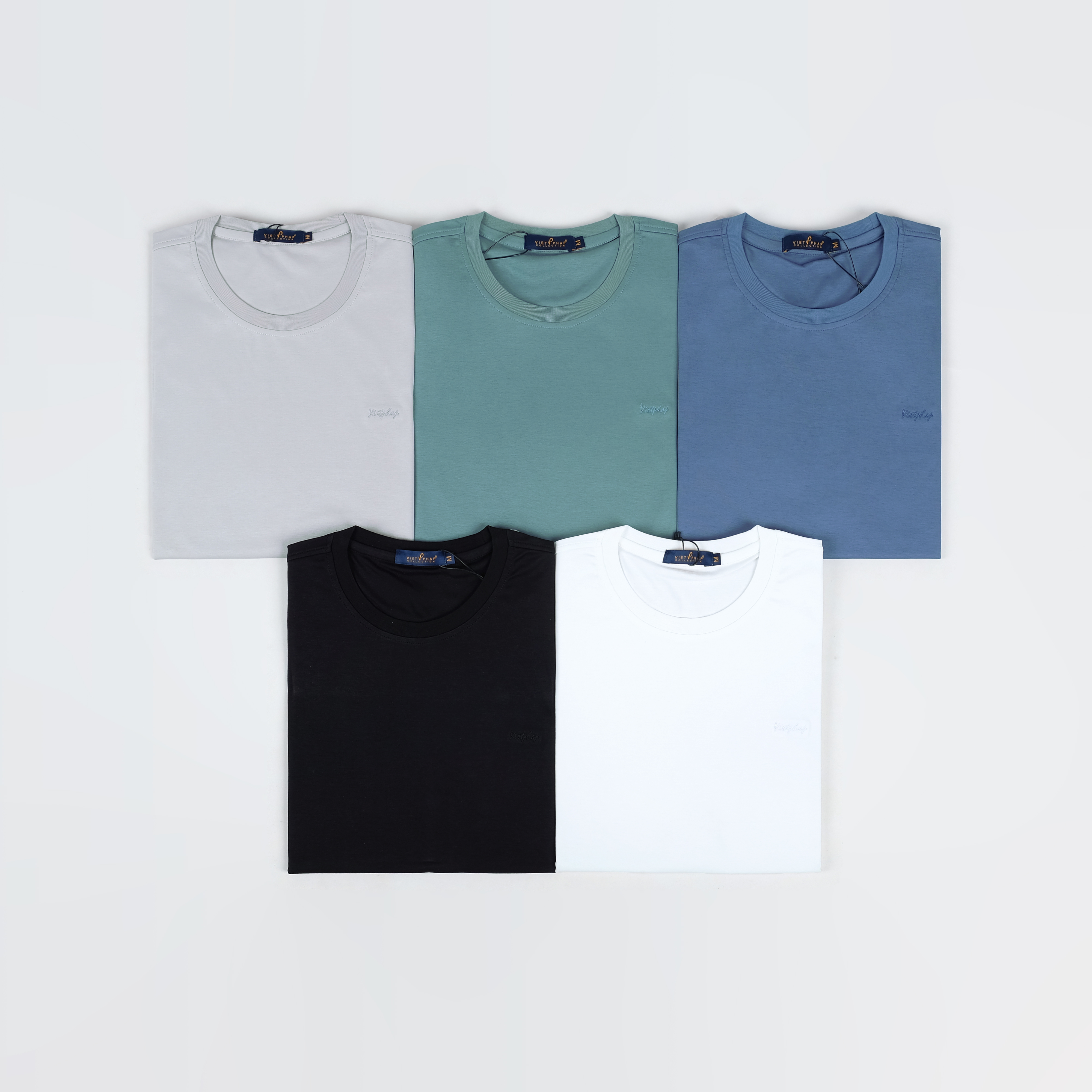 Áo Thun Trơn VIỆT PHÁP Form Body Chất liệu cotton co dãn thấm hút mồ hồi tốt 901