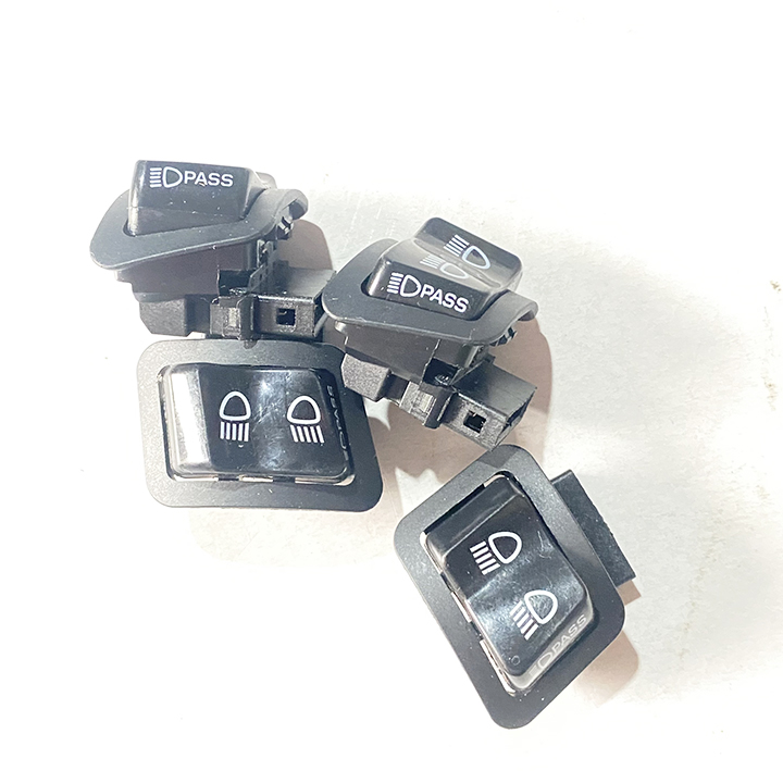Combo 10 Công Tắc Passing Nhấp Nháy Đèn Pha Tặng Kèm Giắc Cắm Lắp Xe Honda