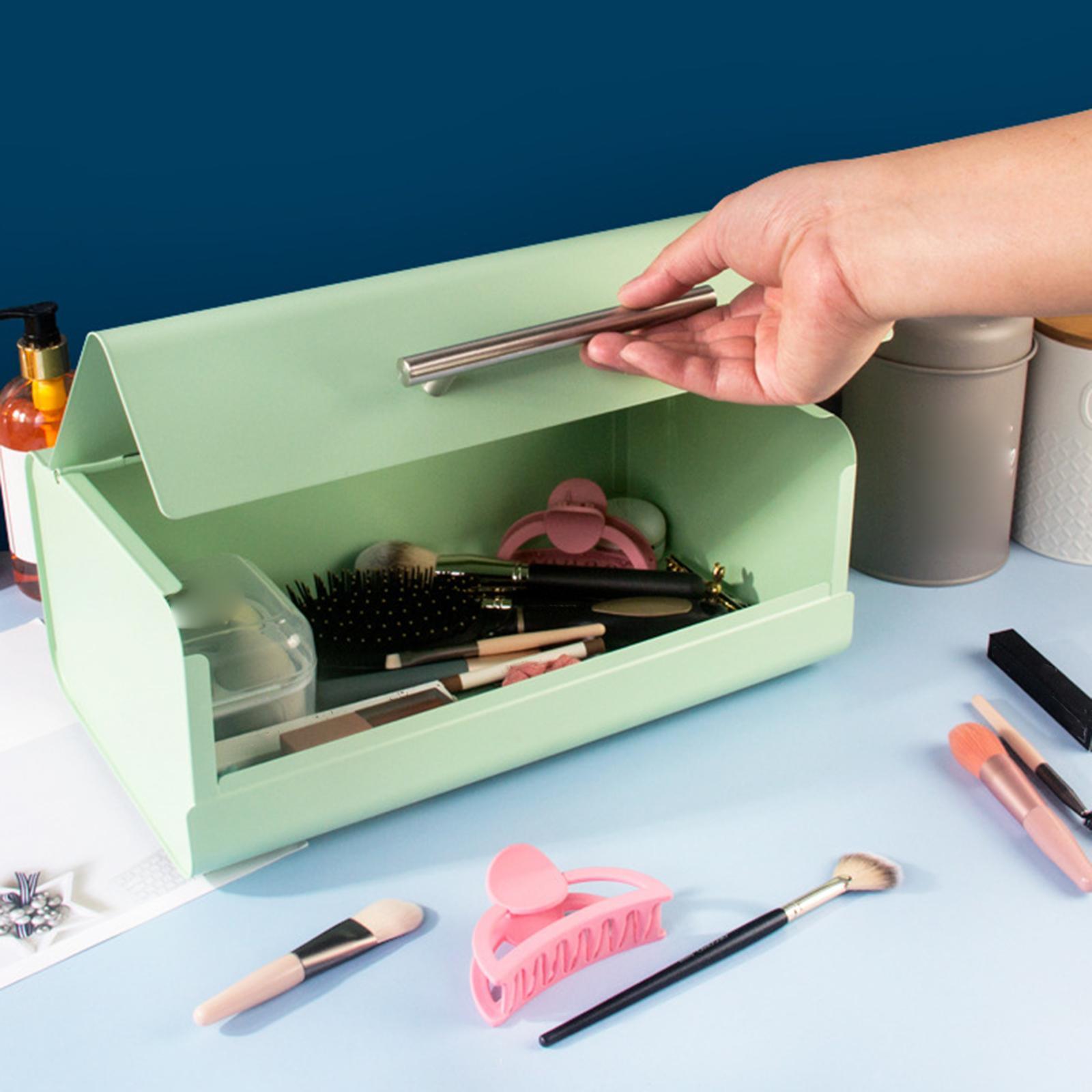 Iron Bread Box Bread Bin Organizer Bread Keeper for Counter Kitchen