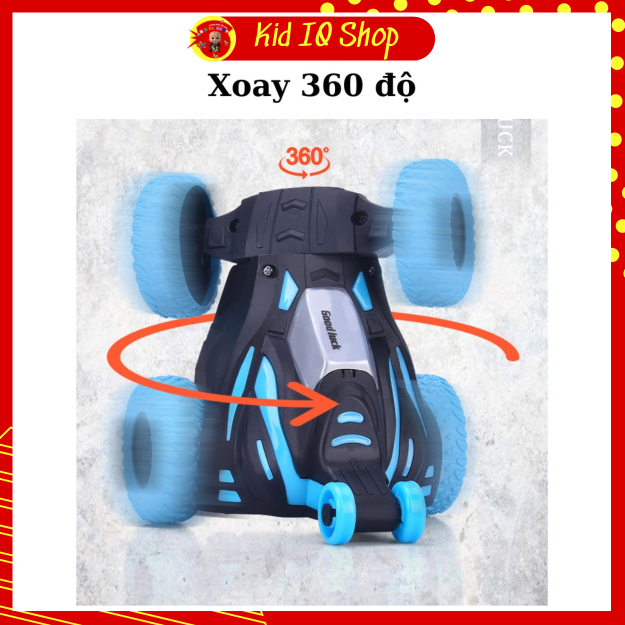 Đồ chơi trẻ em thông minh xe địa hình xoay 360 độ cho bé 3 4 5 6 tuổi