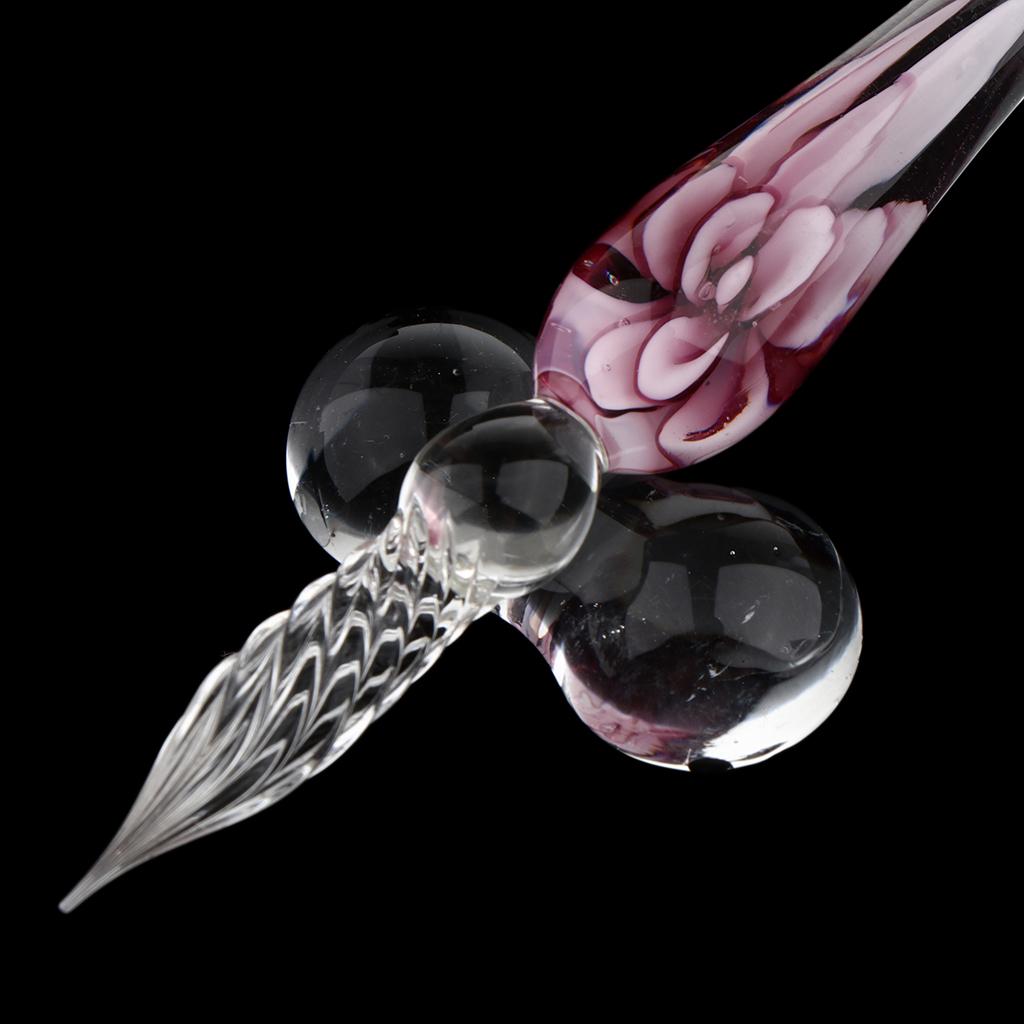 Handmade High Borosilicate Glass Glass Dip Pen Glass Signature Fountain Pen