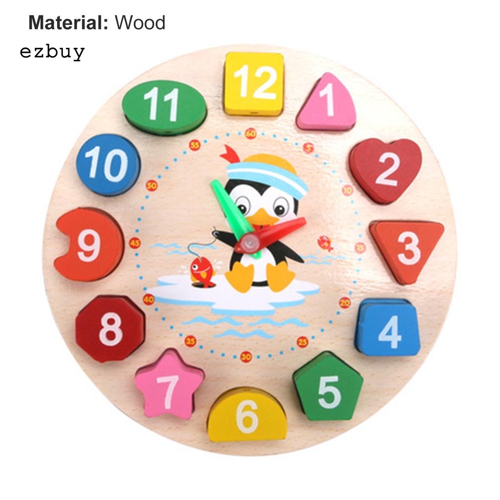 Bộ đồ chơi xếp hình bằng gỗ nhiều màu sắc dành cho trẻ em