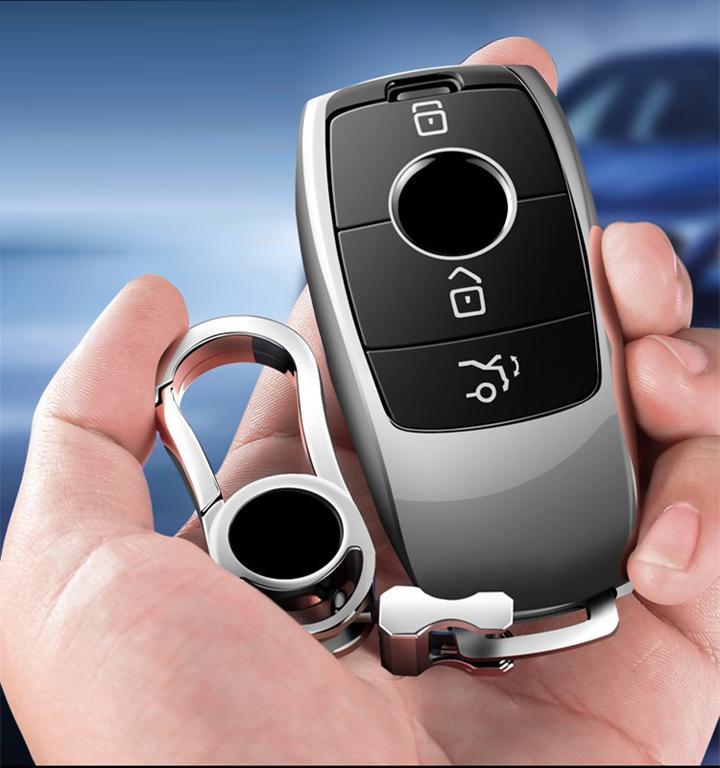 Ốp chìa khóa xe Mercedes E-class E200 E300L C-class C260L S-class TPU cao cấp PKXH-181