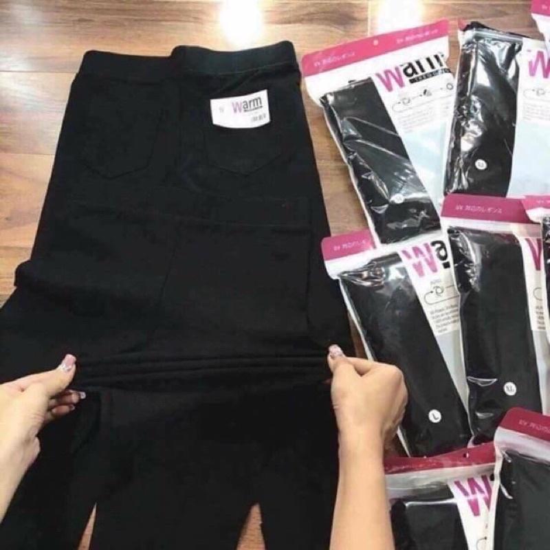 Quần LEGING WARM HANA xuất Nhật chuẩn loại 1 túi zip
