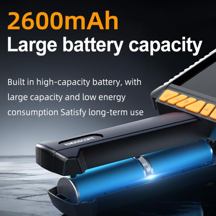 Camera Nội Soi Công Nghiệp Màn Hình HD 4.3 inch Ống Kính Đơn 8mm P270 Dài 5m - Hàng Nhập Khẩu