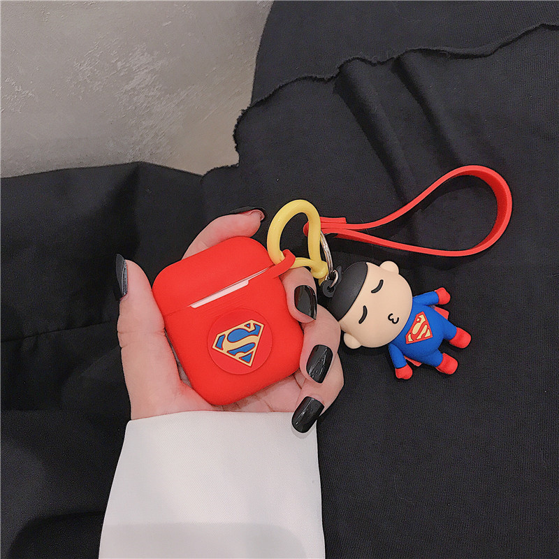 Airpods Case, Ốp Bảo Vệ Dành Cho Airpods 1/2 - Superheros figure - Hàng Chính Hãng