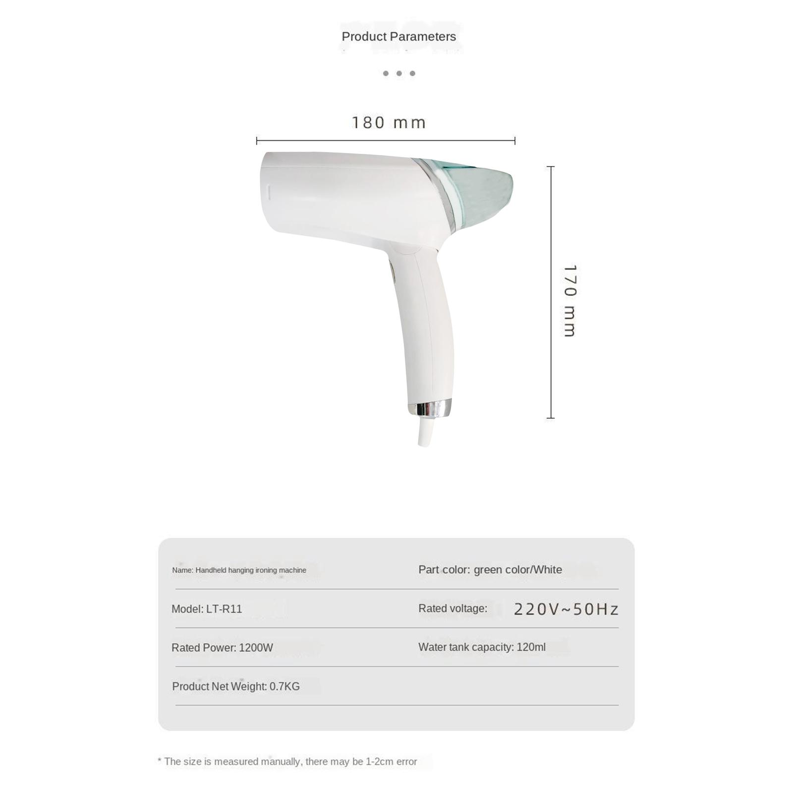 120ml Hand Held Steamer Portable Travel Garment Steamer for Home Travel