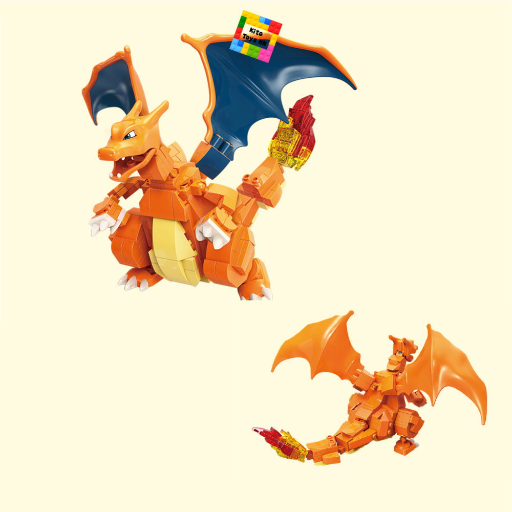 Pokemon Đồ Chơi Lắp Ráp Rồng Charizard 273 Chi Tiết B0108 Cho Trẻ Từ 6 Tuổi