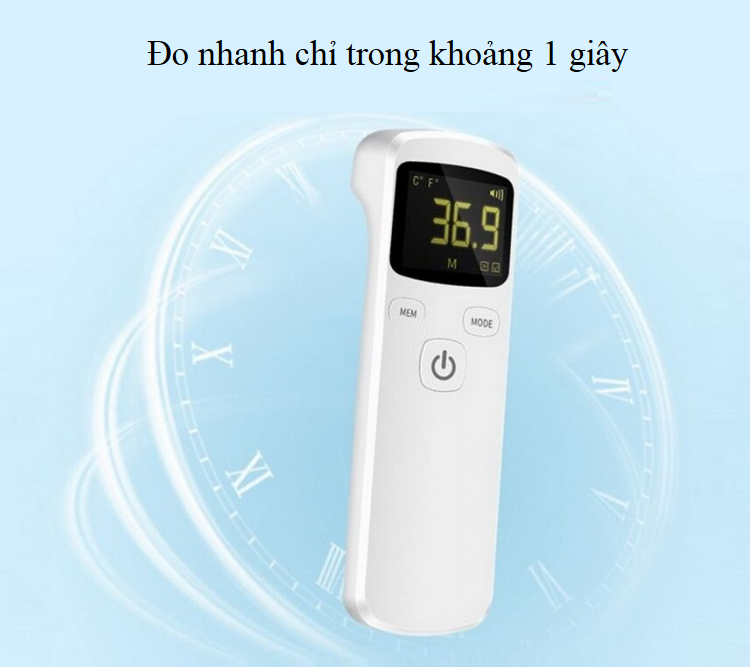 Nhiệt kế đo lường nhiệt độ cơ thể kết quả nhanh, chính xác MJK7 ( TẶNG KÈM QUẠT MINI CẮM CỔNG USB NGẪU NHIÊN )