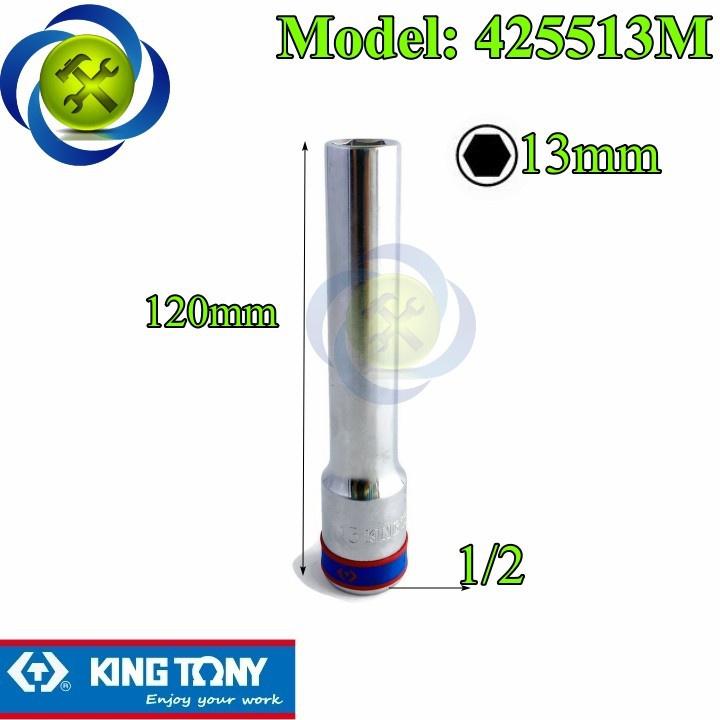 Tuýp 1/2 dài 120mm KINGTONY loại 6 cạnh màu trắng