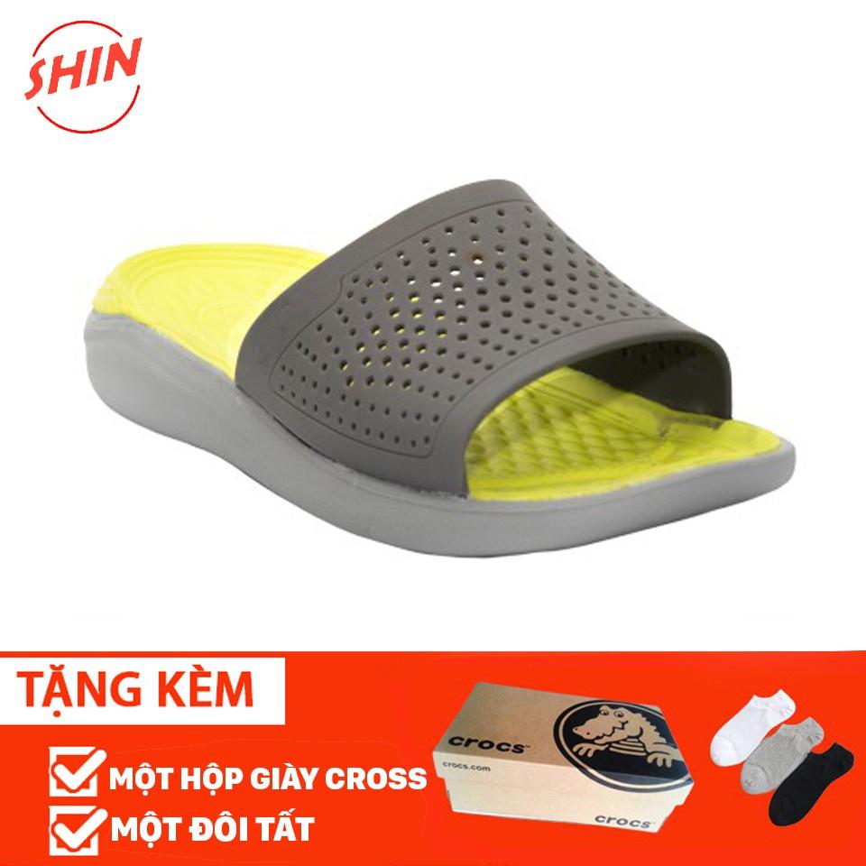 dép lê cross dành cho nam nữ cao cấpdép literide slide cross Hottrend LTRLE05